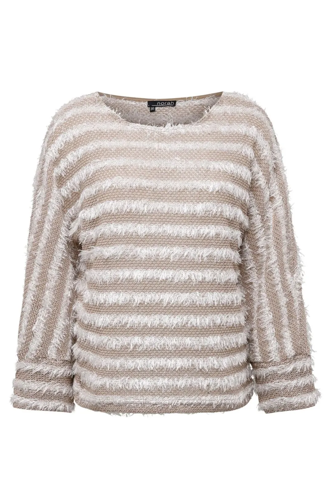 Beige Gestreepte Trui