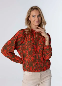 Blouse Groen Oranje