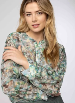 Blouse Met Bloemenprint