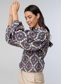 Blouse Met Pofmouwen