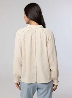 Blouse Zandkleur