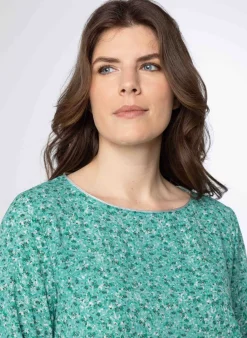 E Blouse Met Pofmouwen