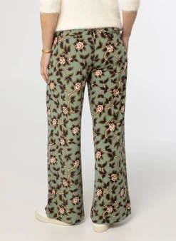 E Broek Met Botanische Print