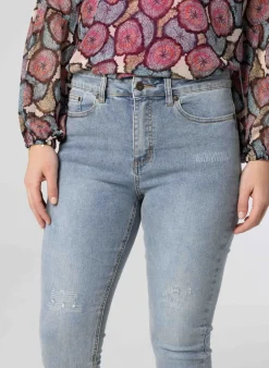 E Denim Broek Van Katoenmix