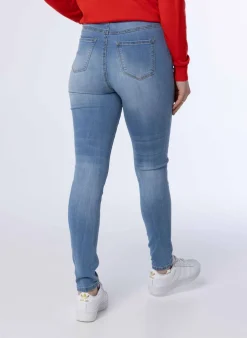 E Denim Broek Van Katoenmix