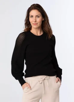 E Trui Met Gebreide Mouwen