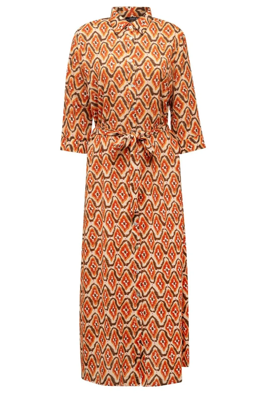 Enkellange Jurk Met Print