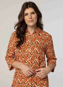 Enkellange Jurk Met Print