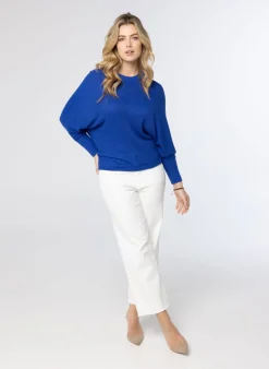 Gebreide Kobalt E Trui