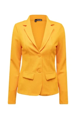 Gele Getailleerde Blazer