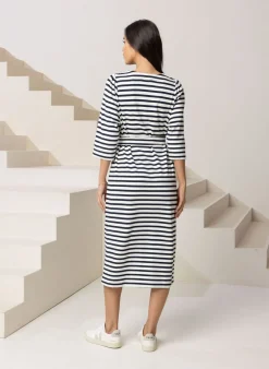 Gestreepte Midi Dress