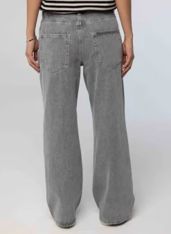 Grijze Jeans Met Strik