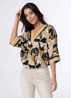 Meerkleurige Blouse
