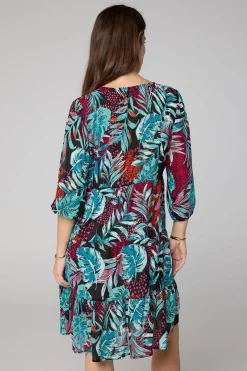 Midi Jurk Meerkleurig