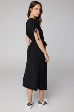 Midi Jurk Met Koordjes