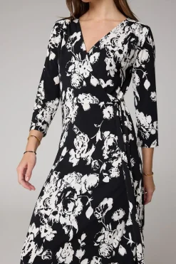 Midi Overslagjurk /Wit