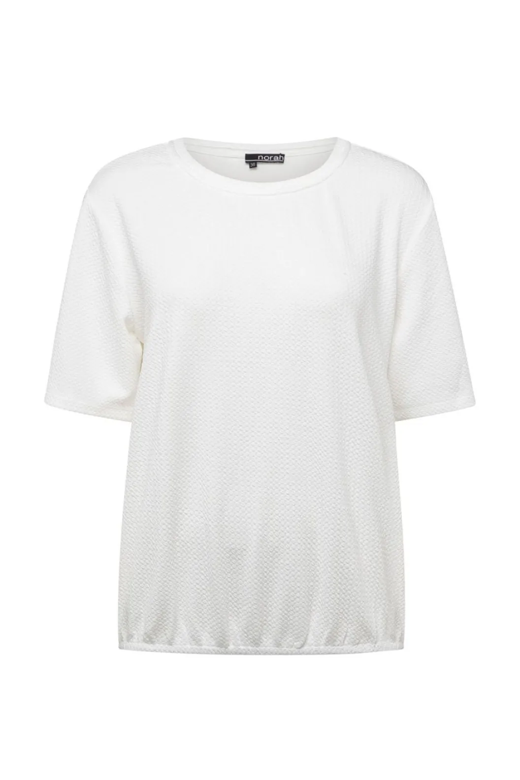 Off White Shirt Met Structuur