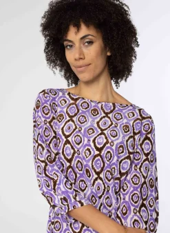 Paars Shirt Met Grafische Print