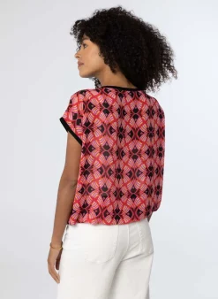 Rode Blouse