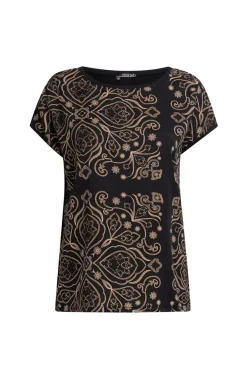 Shirt Met Gouden Print