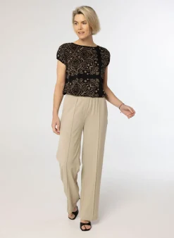 Shirt Met Gouden Print