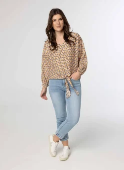 Shirt Met Strikdetail