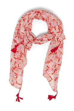 Sjaal Meerkleurig Roze