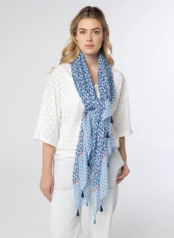 Sjaal Met Oranje Detail