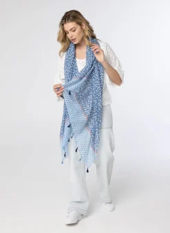 Sjaal Met Oranje Detail