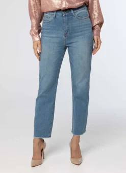 Spijkerbroek Met Rafelrand