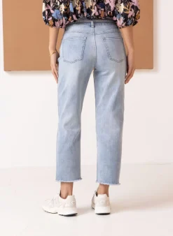 Spijkerbroek Met Strik