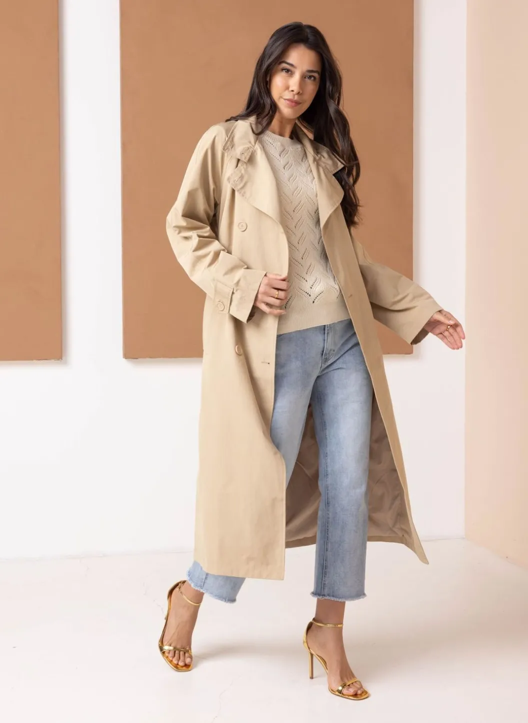 Trenchcoat Met Ceintuur