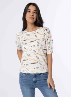 Witte Trui Met Print