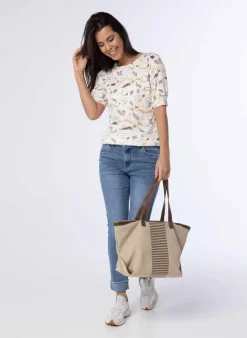 Witte Trui Met Print