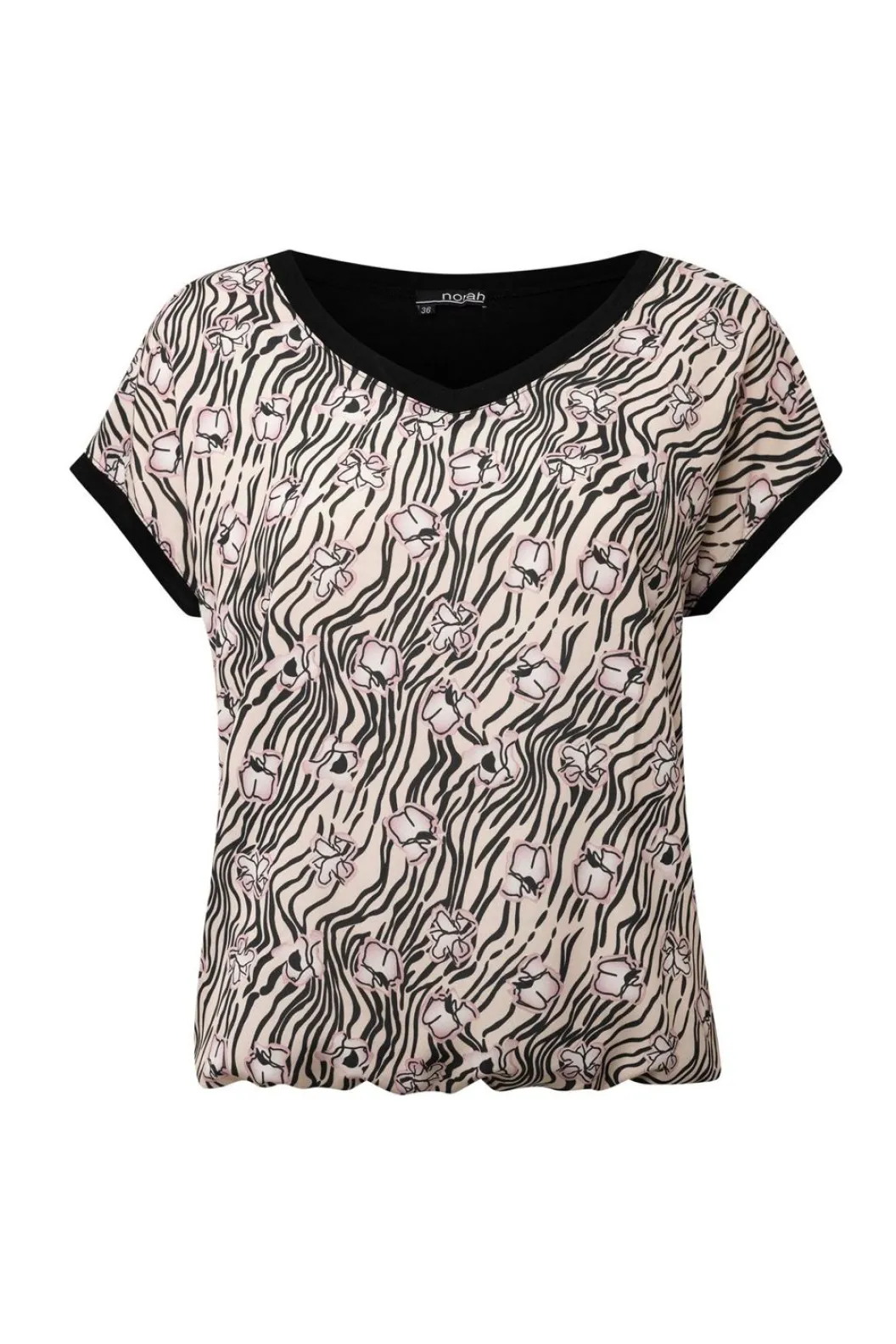 Zandkleurig Shirt Met Print