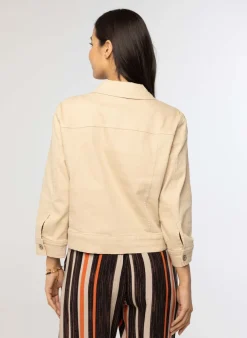 Zandkleurig Spijkerjack