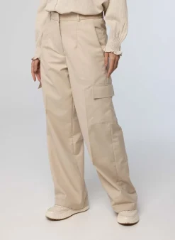 Zandkleurige Cargo Broek